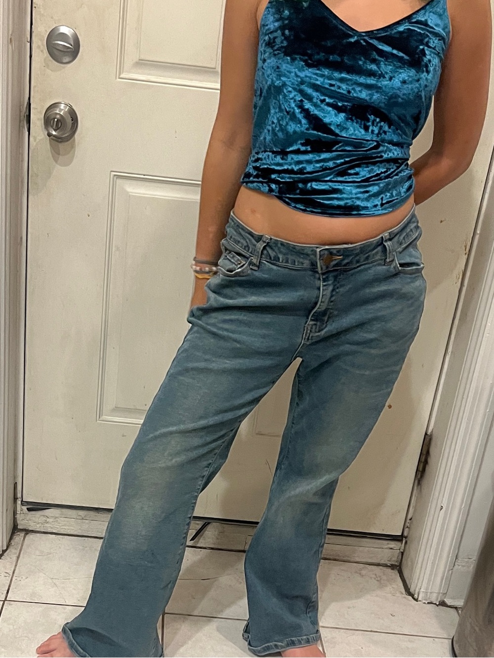 Y2K flared Blue Jeans